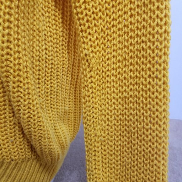 Forenza Victoria's Secret PINK sweater Small open knit crochet pullover v-neck - Picture 9 of 13